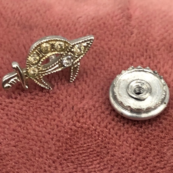 Vintage Sterling Masonic Scimitar Lapel Pin - Picture 1 of 3